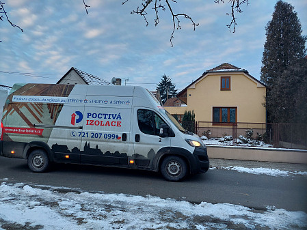 Izolace stropu zděného domu ve Středočeském kraji